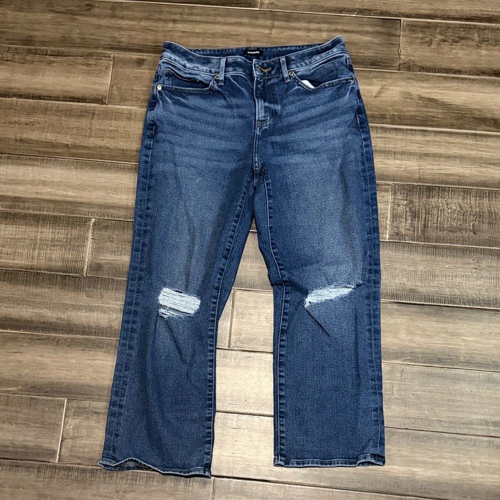 Express 90’s Ankle Boot Classic Blue Denim Jeans 4R